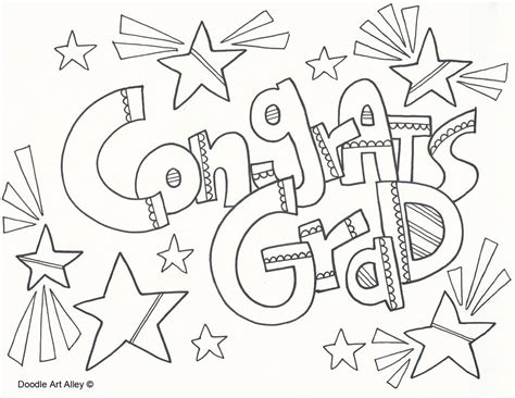 picture graduation crafts preschool coloring pages congratulations