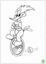 Coloring Woody Woodpecker Pages Dinokids Close Print sketch template