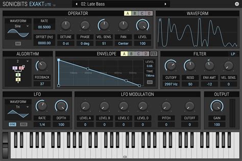 sonicbits exakt lite  synth vst    vst presets