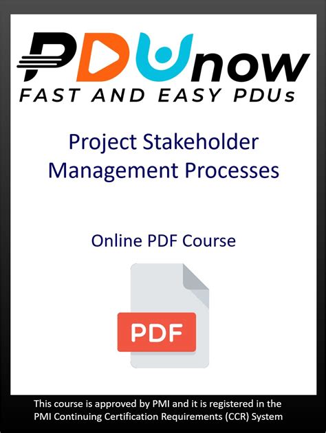 Project Stakeholder Management Processes Pdunow