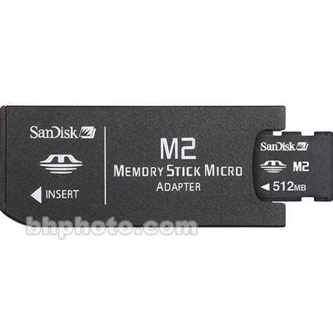 sandisk mb memory stick micro  sdmsm  bh photo video