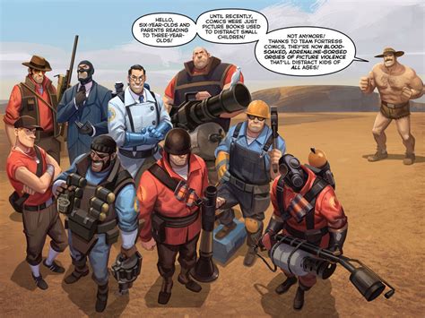 Team Fortress 2 Celebrates Free Comic Book Day Player