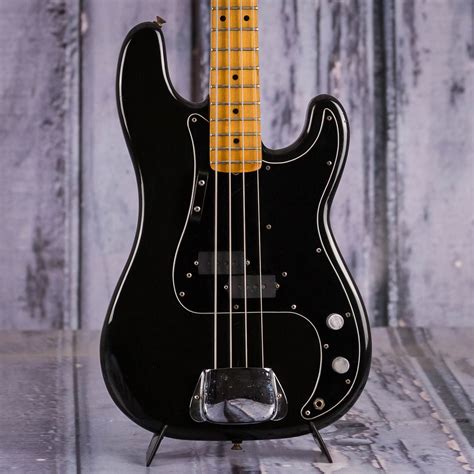 Vintage 1978 Fender Precision Bass Black For Sale