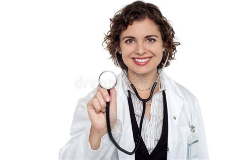 Lady Doctor Is Now Ready To Examine You Stock Image Image Of Gorgeous