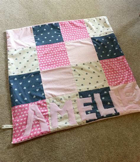 quilted  love ribbon amelies st patchwork quilt blanket quilts patchwork quilts blanket