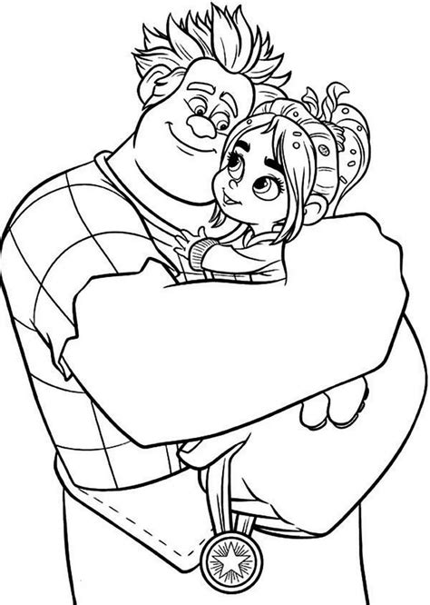wreck  ralph printable coloring pages  kids disney coloring