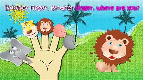 wild animals finger family nursery rhymes lyrics video dailymotion