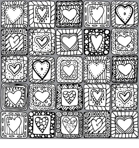 valentines day coloring pages  adults heart coloring pages