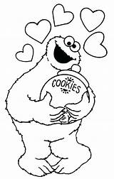 Cookie Monster Coloring Pages Jar Clip Clipart Cookies Printable Color Monsters Print Classic Cliparts Milk Kids St Sesame Sheets Eating sketch template