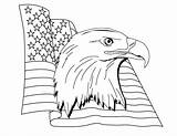 Flag Coloring Pages Eagle Kids sketch template