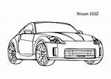 Nissan Coloring Car 350z Pages Cars Colouring Printable Kids Super 4kids Cartoon Race Mandala sketch template