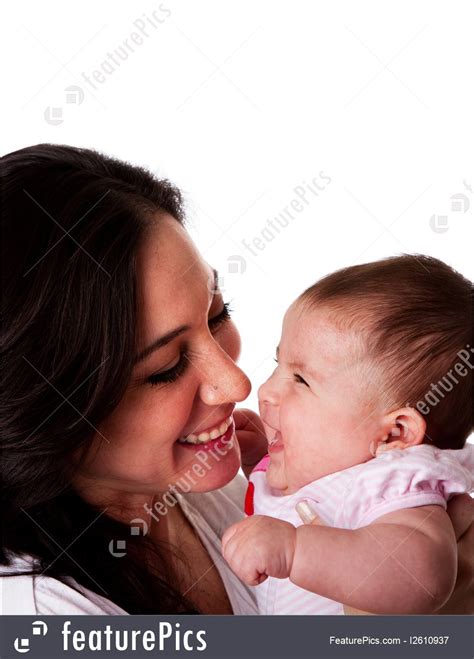 people mother and daughter having fun laughing stock