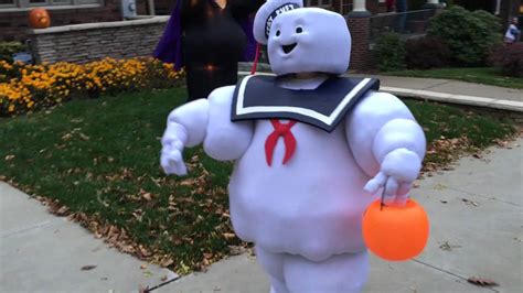 Stay Puft Marshmallow Man Costume Youtube