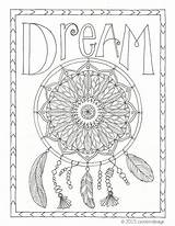 Dream Coloring Pages Catcher Color Etsy Adult Sheets Pdf Printable Clothes Choose Board Kids sketch template