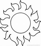Sonne Ausmalbilder Malvorlage sketch template