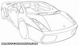 Lamborghini Gallardo Spyder Lp560 Colorear Kolorowanka Kleurplaat Tegninger Deportivos Ausmalbild Kolorowanki Tesla Druku Kleurplaten Zeichnen sketch template