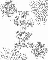 Hymns Scripture Thou Getcolorings Childrens Zentangle sketch template