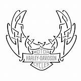 Harley Davidson Logo Outline Stencil Stencils Coloring Drawing Pages Cliparts Paint Tattoo Clipart Line Clip Library Clipartmag Motorcylce Google Collection sketch template