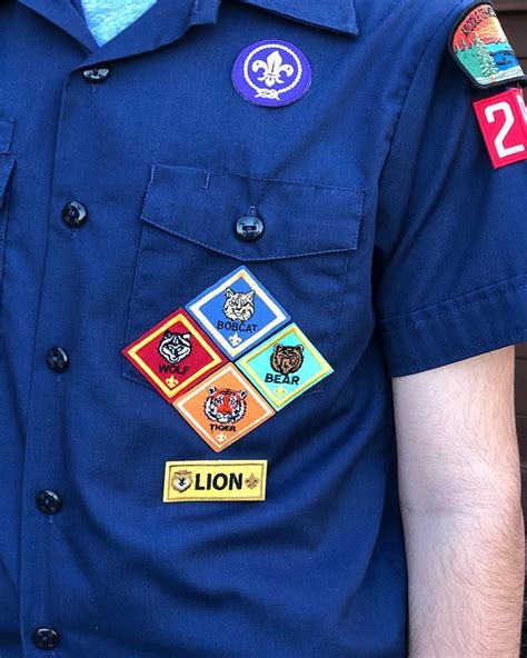 boy scout patch placement   easy