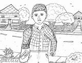 Monson Thomas Boy Robin Coloring Pages Great Paperboy sketch template