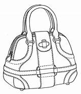 Bag Sketch Drawing Handbag Sketches Handbags Fashion Leather Illustration Flat Tote Draw Drawings Mcqueen Alexander Shoe Vocabulary Making Outlines Paintingvalley sketch template