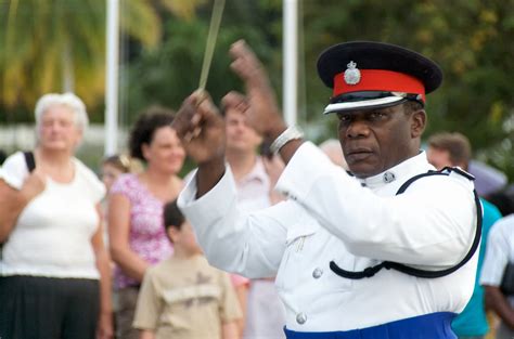 Barbados Police Band As Part Of The Holetown Festival The … Flickr