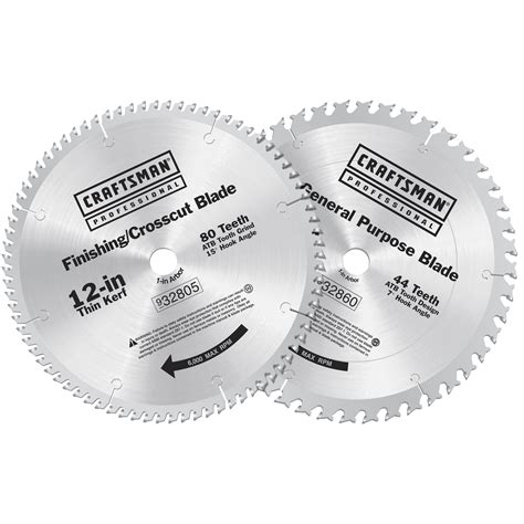 craftsman professional   carbide  blade combo pack   tools replacement