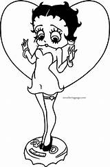 Betty Boop Coloring Diet Pages Wecoloringpage sketch template