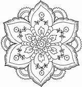 Coloring Pages Expert Getcolorings Mandala sketch template