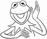 Kermit Frog Coloring Pages Hand Waving Drawing Colorear Para Printable Getdrawings Sesamo Barrio Related Rana Gustavo Kids Getcolorings Coloringsky Dibujos sketch template