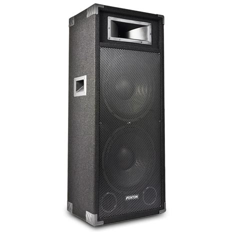 double  active powered pa dj speaker large disco sound system  loud ebay