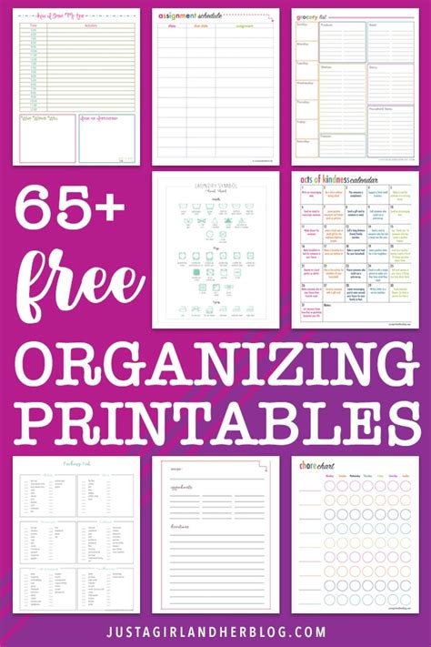 printable library   printables  organize  life