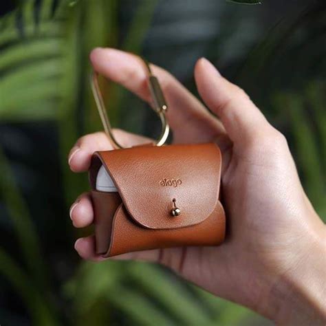 Elago AirPods Pro Leather Case with a Brass Ring | Gadgetsin