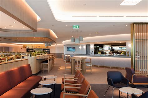qantas opens  domestic business lounge  brisbane food wine travel