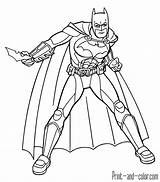 Arkham Batman Coloring Knight Pages Getdrawings sketch template