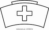 Nurse Cap Hat Nurses Shutterstock These Vector sketch template