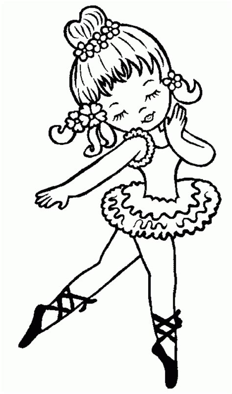 printable ballerina coloring pages aob