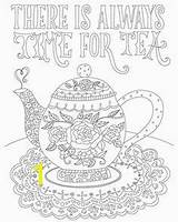 Coloring Tea Kettle Pages Divyajanani sketch template