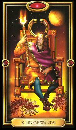 todays tarot meditation drawing king  wands