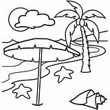 Coloring Beach Pages Tropical Printable Sunset Island Online Color Kids Print Clipart Leaves Everfreecoloring Getcolorings Getdrawings Choose Board Lovely sketch template