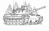 Tank Coloring Pages Tanks sketch template
