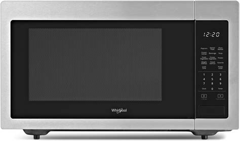 whirlpool wmchz  cu ft countertop microwave  sensor cook microwave presets