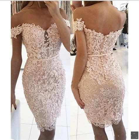 Sexy Off Shoulder Backless Mini Short Cocktail Dresses 2018 Chic