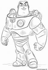 Buzz Lightyear Coloring Pages Toy Story Printable Drawing Woody Print Book Printables Getdrawings Info Supercoloring Paper Categories sketch template