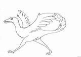 Archaeopteryx Dinosaur Coloring Pages Printable Color Microraptor Template Templates Online Colouring Dinosaurs Print Coloringpagesonly sketch template
