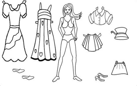 paper dolls paper dolls  printable paper dolls paper doll template