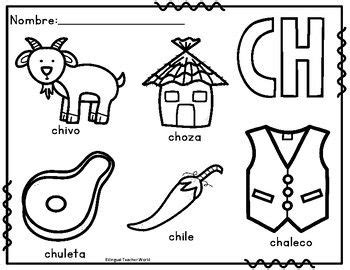spanish alphabet coloring sheets   spanish alphabet spanish
