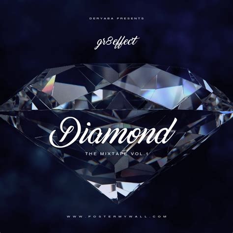 diamond mixtape cover  template postermywall