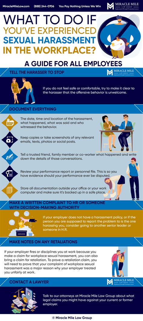 steps to take if you ve been sexually harassed at work