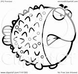 Angry Coloring Clipart Blowfish Cartoon Thoman Cory Outlined Vector Pages Cuties Creative Tomica 2021 Getdrawings Template sketch template
